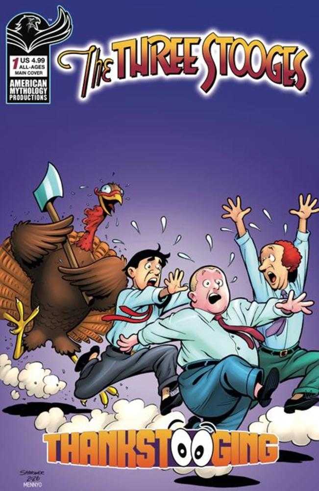Three Stooges Thankstooging #1 (One Shot) Cover A Eric Shanower