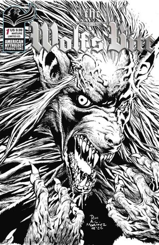 Wolfs Bite #1 (One Shot) Cover C Roy Allan Martinez Black & White Limited Edition Variant (Mature)