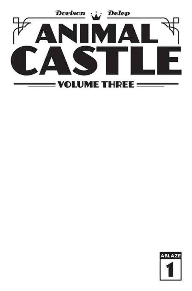 Animal Castle Volume 3 #1 (Of 3) Cover B Blank Sketch Variant