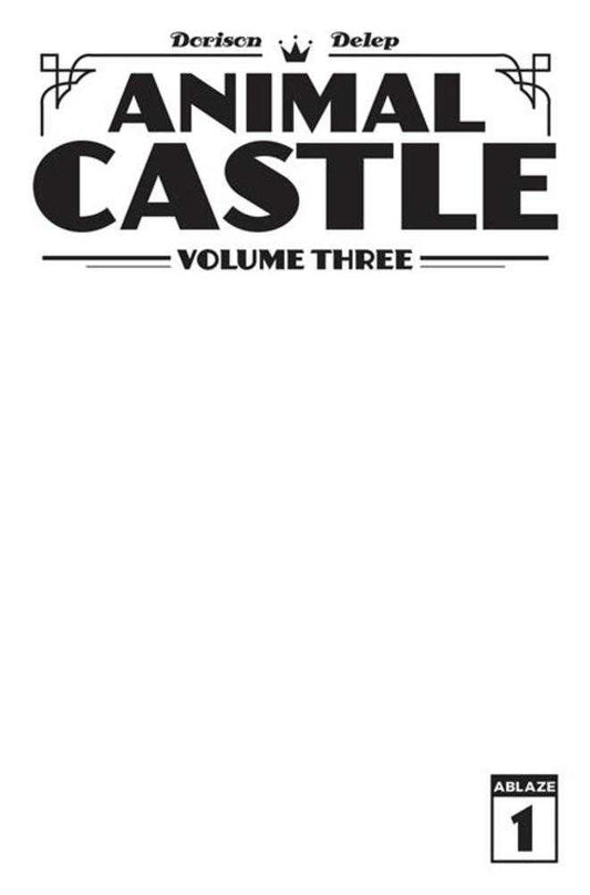 Animal Castle Volume 3 #1 (Of 3) Cover B Blank Sketch Variant