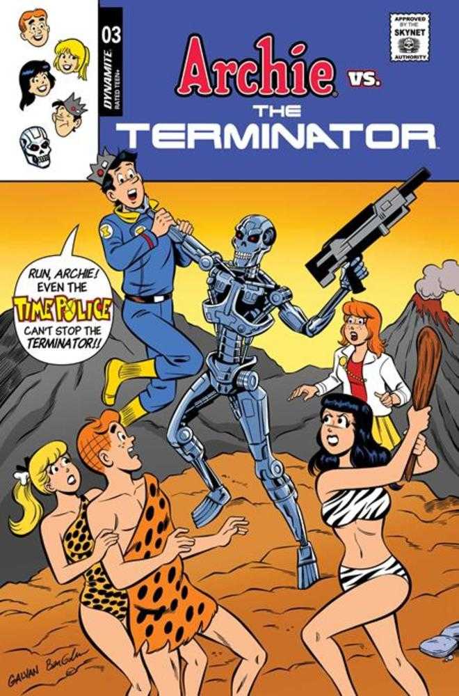 Archie vs The Terminator #3 Cover D Bill Galvan Variant