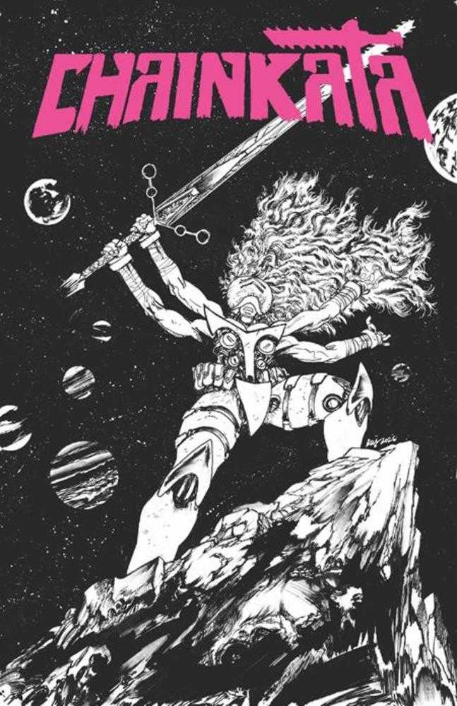 Chainkata #2 Cover B Daniel Warren Johnson Black & White Variant
