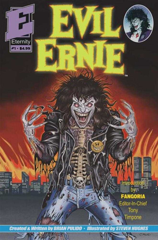 Evil Ernie #1 30 Th Anniversary Facsimile Edition Cover C Eric Mache Glow In The Dark Variant