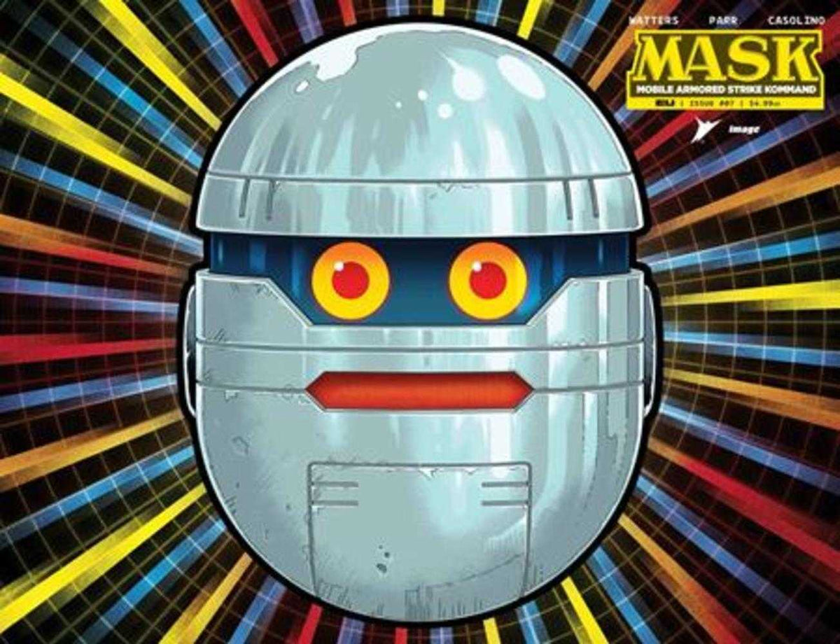 Mask #7 Cover H Pye Parr & Luke Preece Die Cut Mask Variant