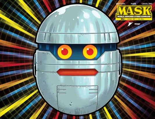 Mask #7 Cover H Pye Parr & Luke Preece Die Cut Mask Variant