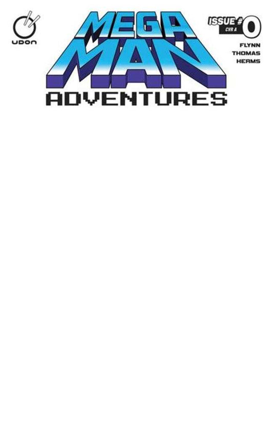 Mega Man Adventures #0 (One Shot) Cover D Blank Sketch Variant