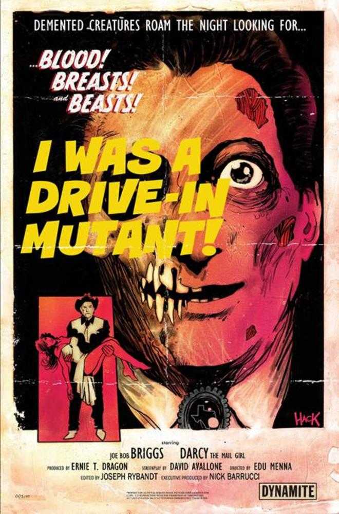 Monstervision Featuring Joe Bob Briggs And Darcy #1 Cover F Robert Hack Metal Premium Variant