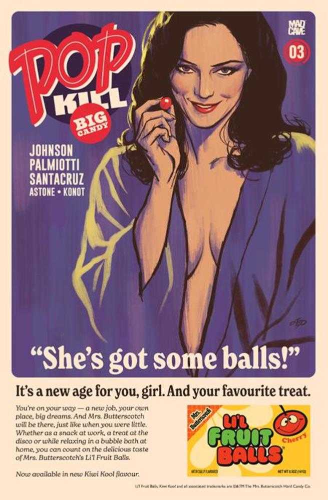 Pop Kill Big Candy #3 (Of 4) Cover B Michael Cho Variant (Mature)