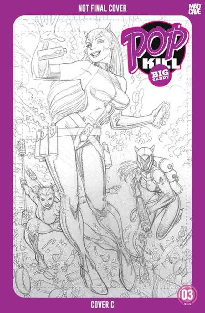 Pop Kill Big Candy #3 (Of 4) Cover C Art Adams Variant (Mature)
