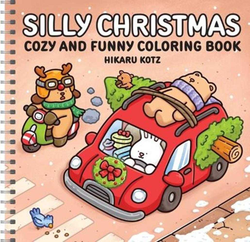 Silly Christmas Cozy And Funny Coloring Book For Adults And Teens TPB