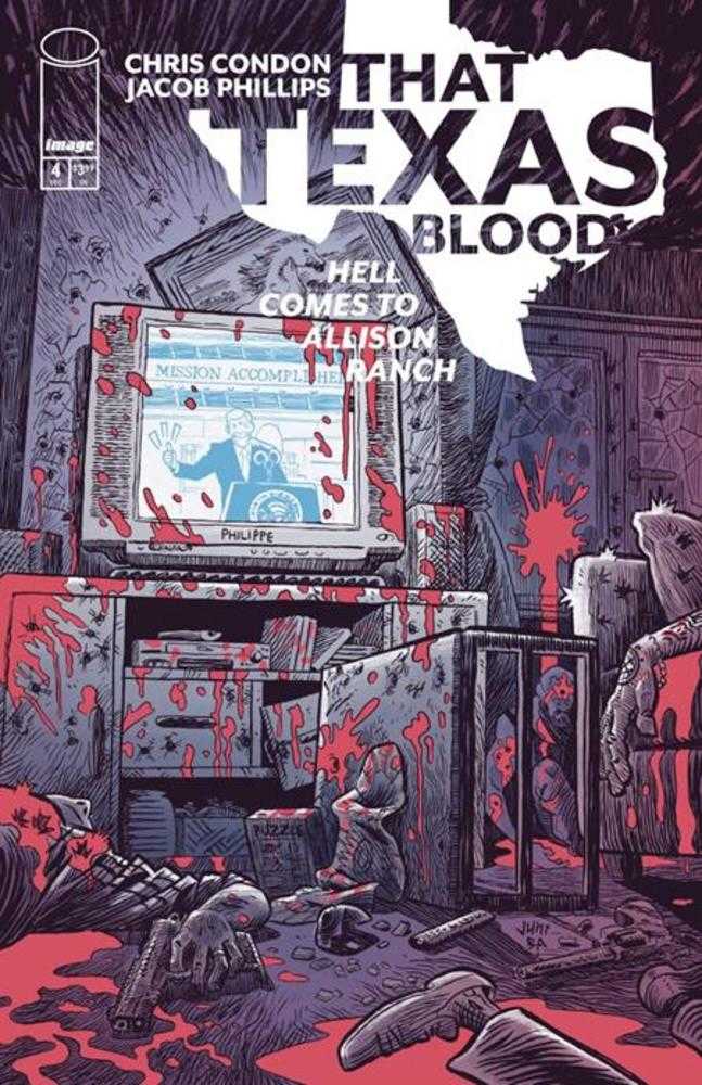 That Texas Blood Hell Comes To Allison Ranch #4 (Of 6) Cover B Juni Ba Variant (Mature)