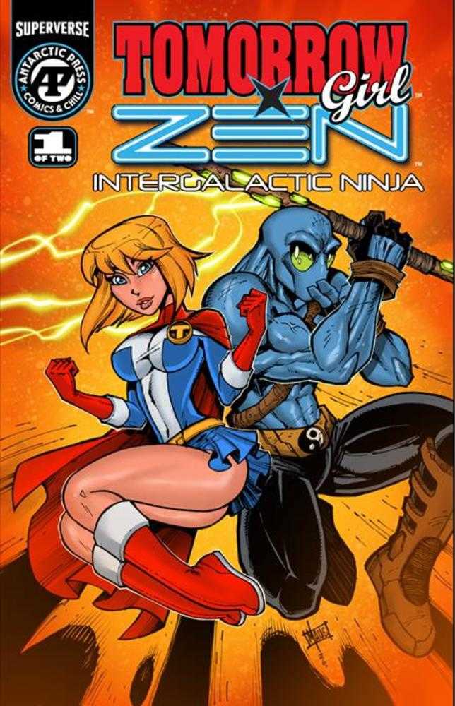 Tomorrow Girl X Zen Intergalactic Ninja #1 (Of 2) Cover B Bill Maus Variant