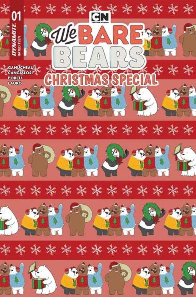 We Bare Bears Christmas Special #1 (One Shot) Cover C Wrapping Paper Variant