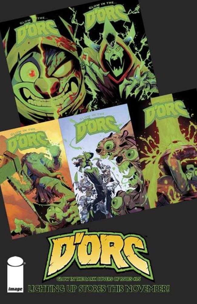 Dorc #1 5 Glow In The Dorc Variant Bundle