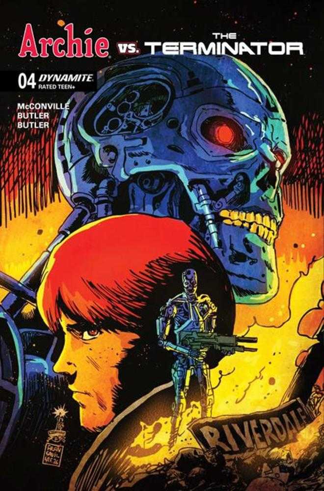 Archie vs The Terminator #4 Cover A Francesco Francavilla