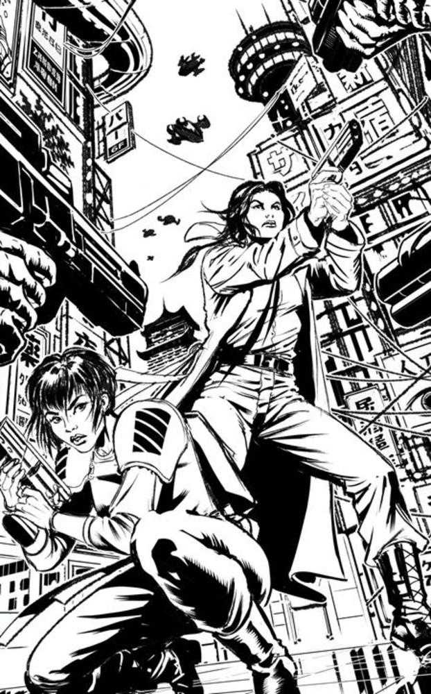 Blade Runner Tokyo Nexus Die With Honor #3 (Of 4) Cover D Maria Laura Sanapo Inks Virgin Cardstock Variant