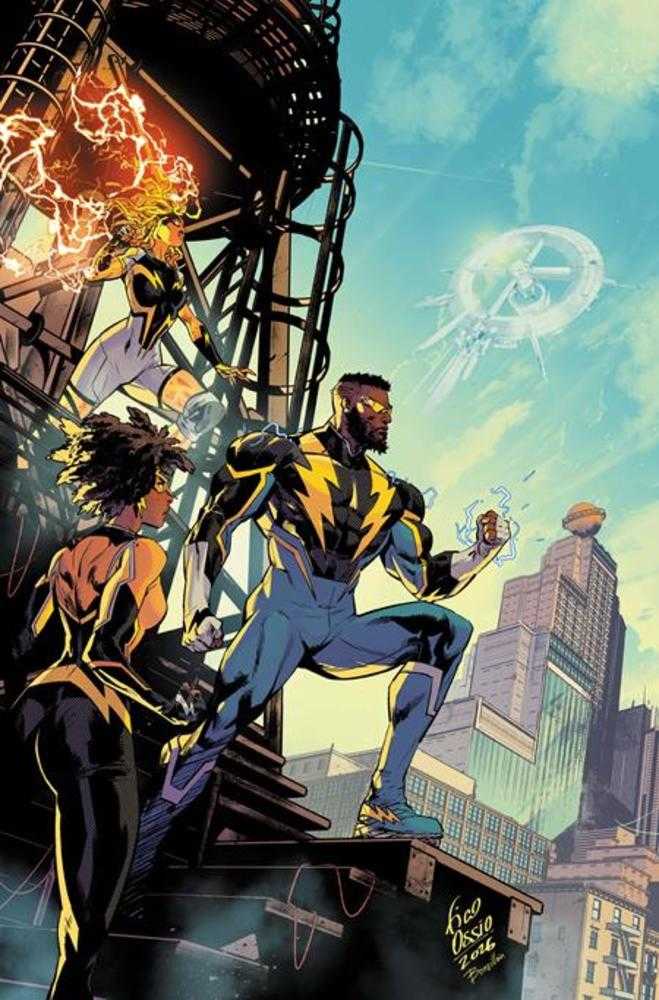 DC Power Black Lightning 50 Th Anniversary Special #1 (One Shot) Cover B Fico Ossio Card Stock Variant