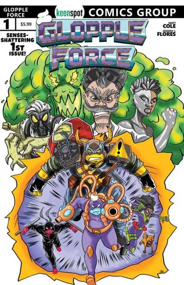 Glopple Force #1 Cover C Johnny J Flores Giant Size Homage Variant