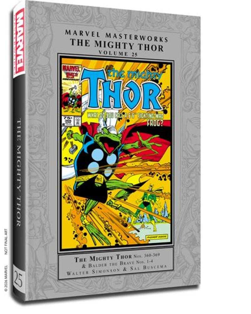 Marvel Masterworks The Mighty Thor Hardcover Volume 25 Walter Simionson Regular Edition