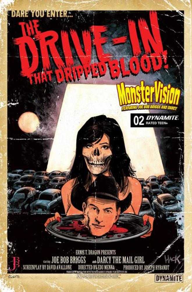 Monstervision Featuring Joe Bob Briggs And Darcy #2 Cover B Robert Hack Variant