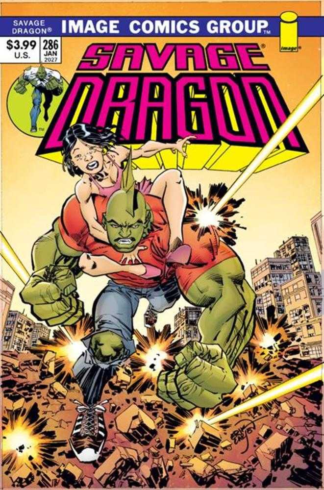 Savage Dragon #286 Cover B Erik Larsen 70 S Throwback Variant (Mature)