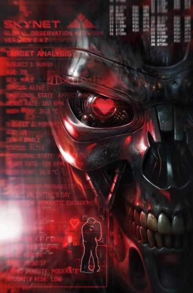 Terminator Valentines Day Special 2027 #1 (One Shot) Cover E Francesco Mattina Metal Premium Variant