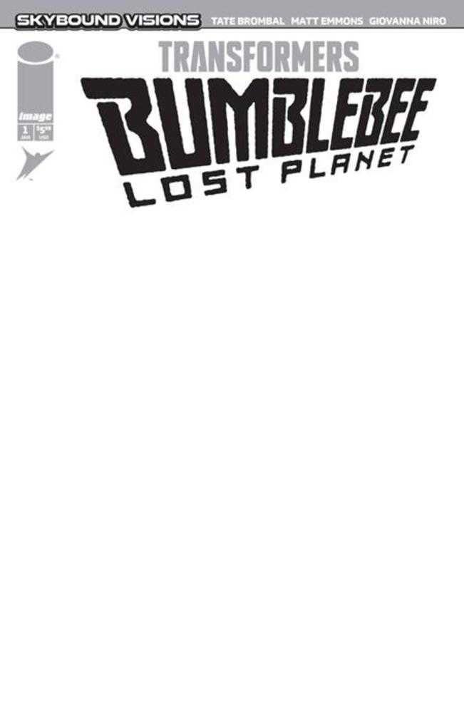 Transformers Bumblebee Lost Planet #1 (Of 6) Cover G Blank Sketch Variant