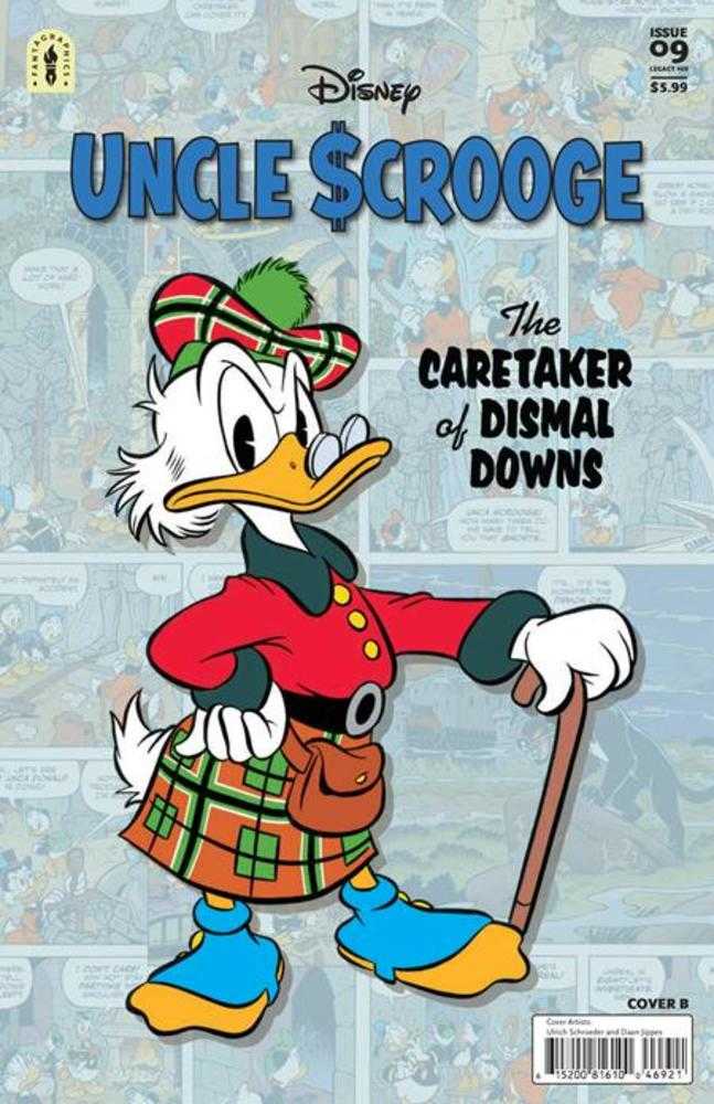 Uncle Scrooge Legacy #469 Caretaker Of Dismal Downs Cover B Daan Jippes Ulrich Schroeder Variant