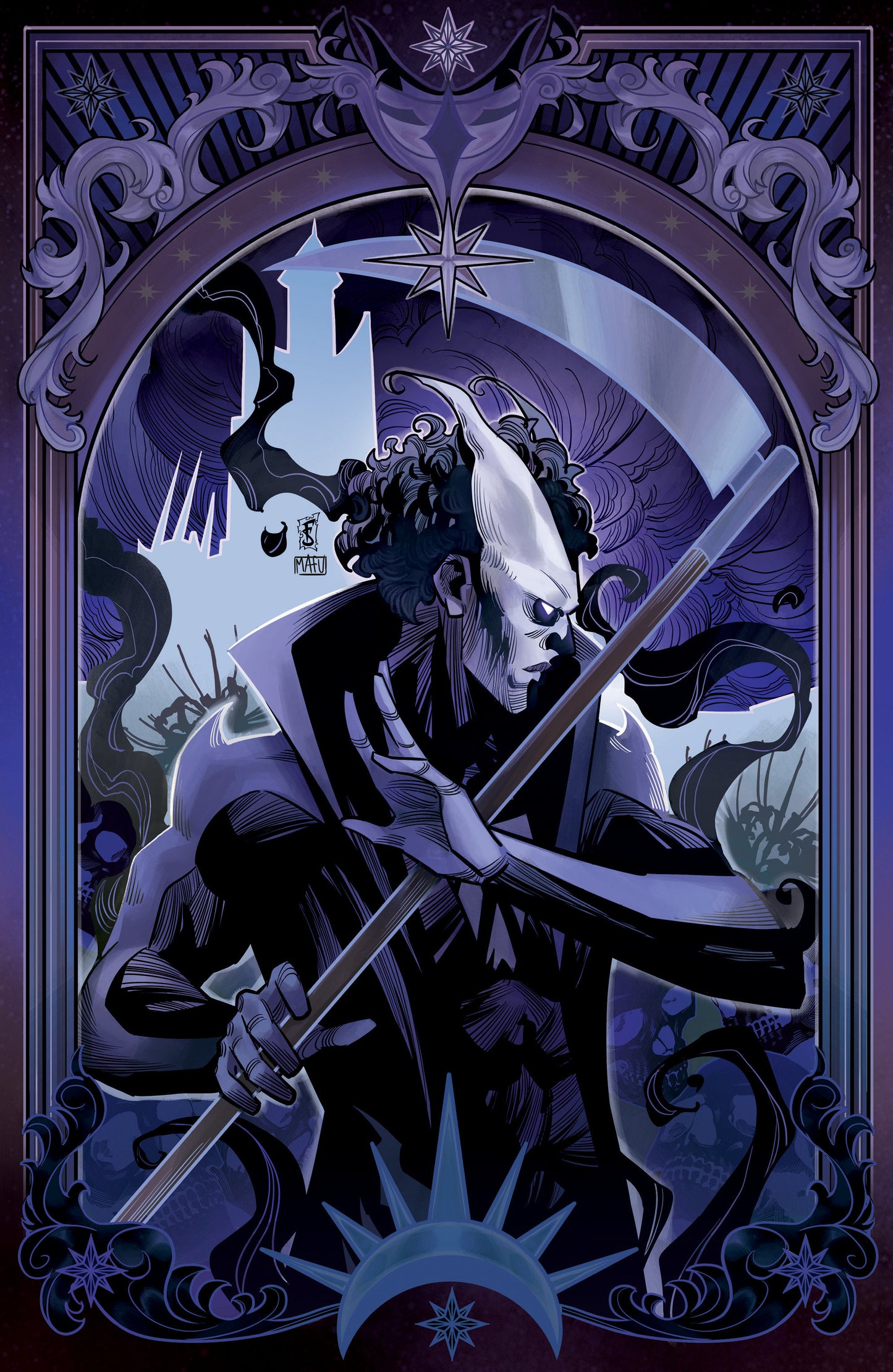 Valiant Beyond: Tales Of The Shadowman Finale Darque Legacy Variant B (Sabbatini Full Art Tarot Variant)