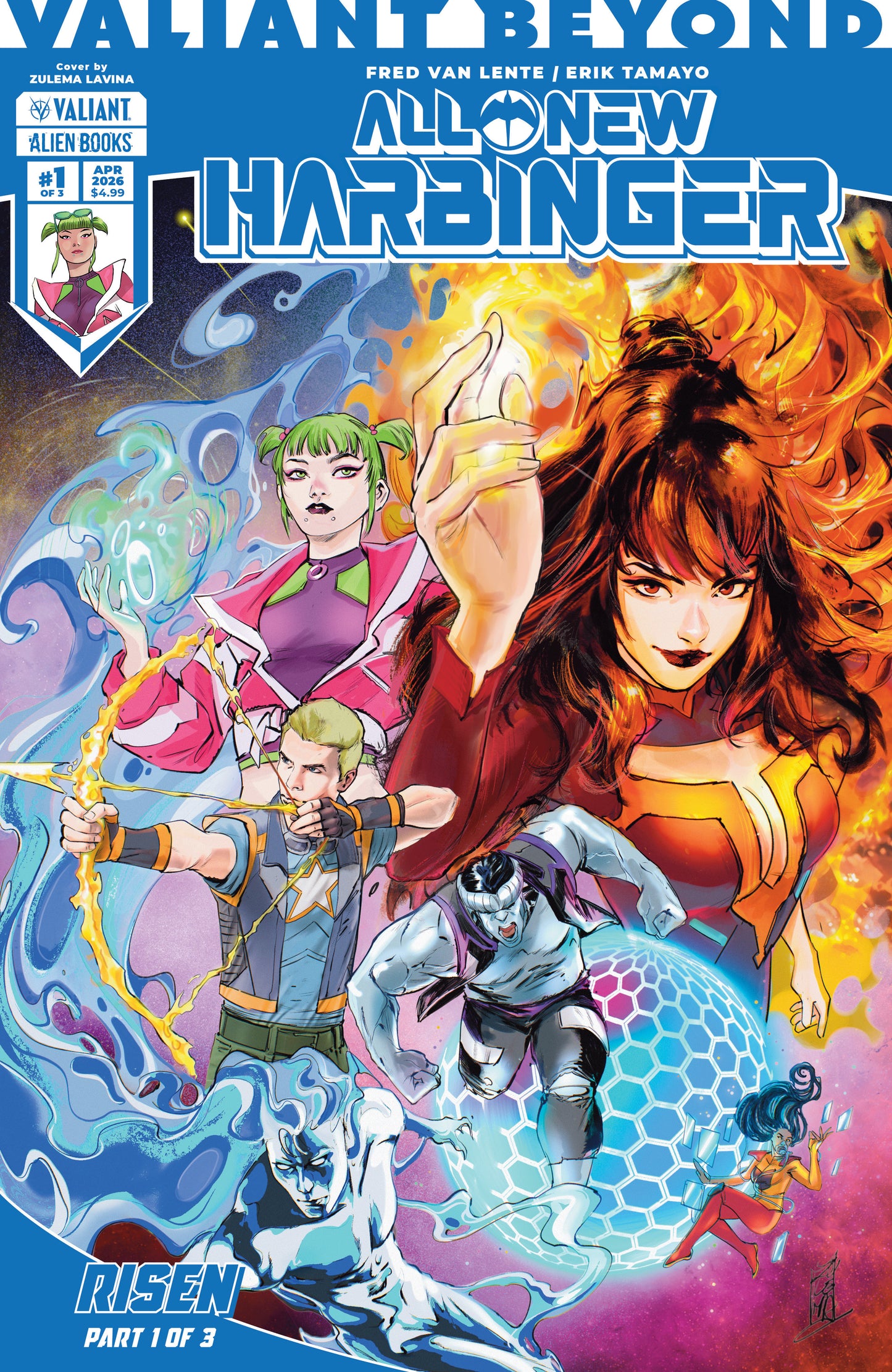 Valiant Beyond: All New Harbinger #7 Risen #1 Cover A (Lavina)