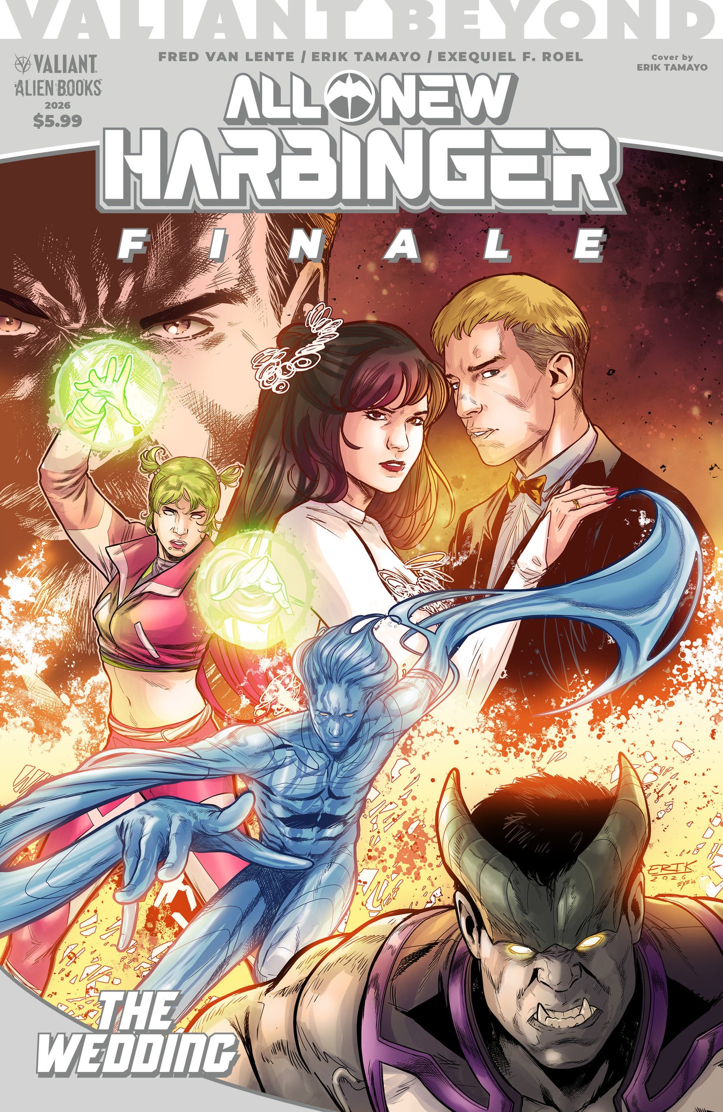 Valiant Beyond: All New Harbinger Finale The Wedding Cover A (Tamayo)