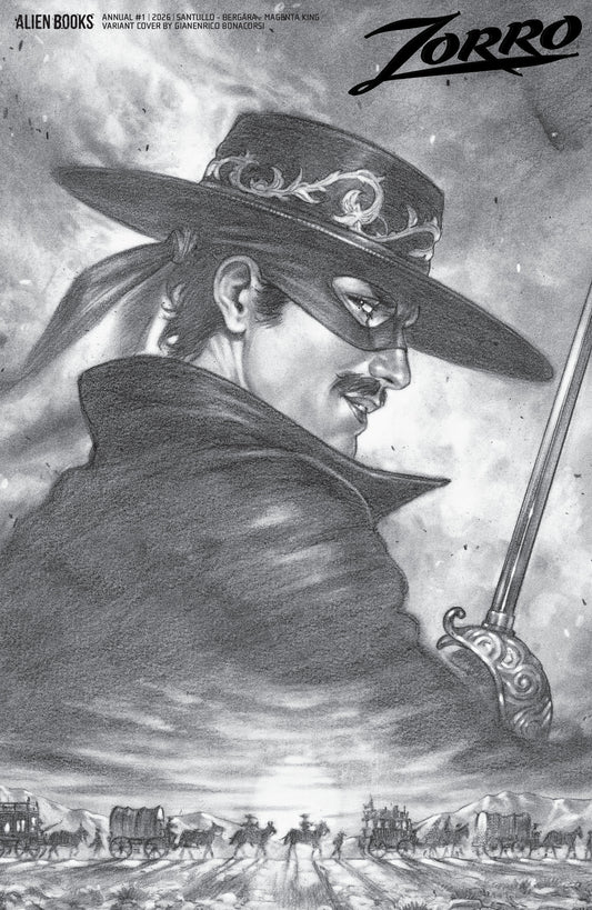 Zorro Annual #1 Variant D (Bonacorsi Black & White)