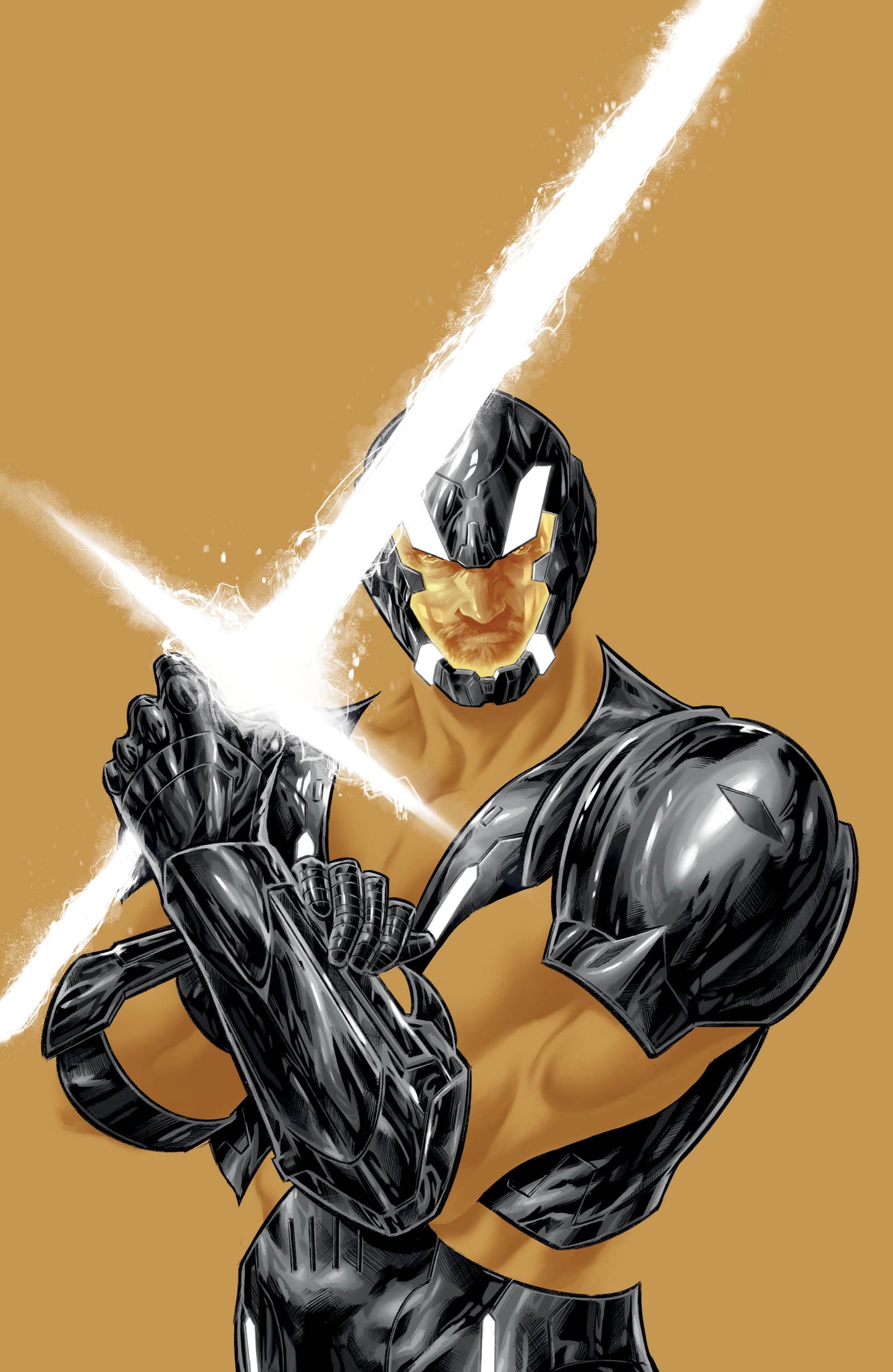 X O Manowar Black, White & Gold #1 Variant C (Fajardo Full Art)