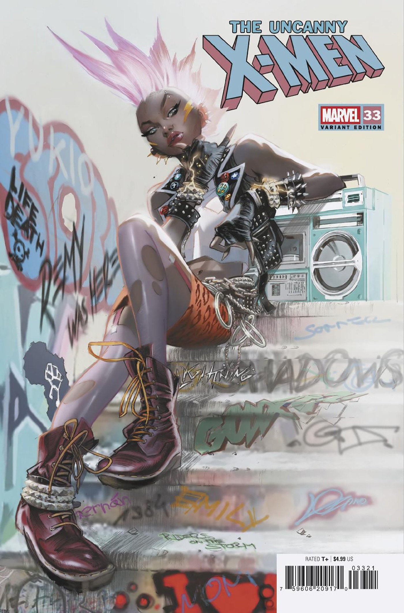 Uncanny X-Men #33 Alexander Lozano 80's Storm Variant