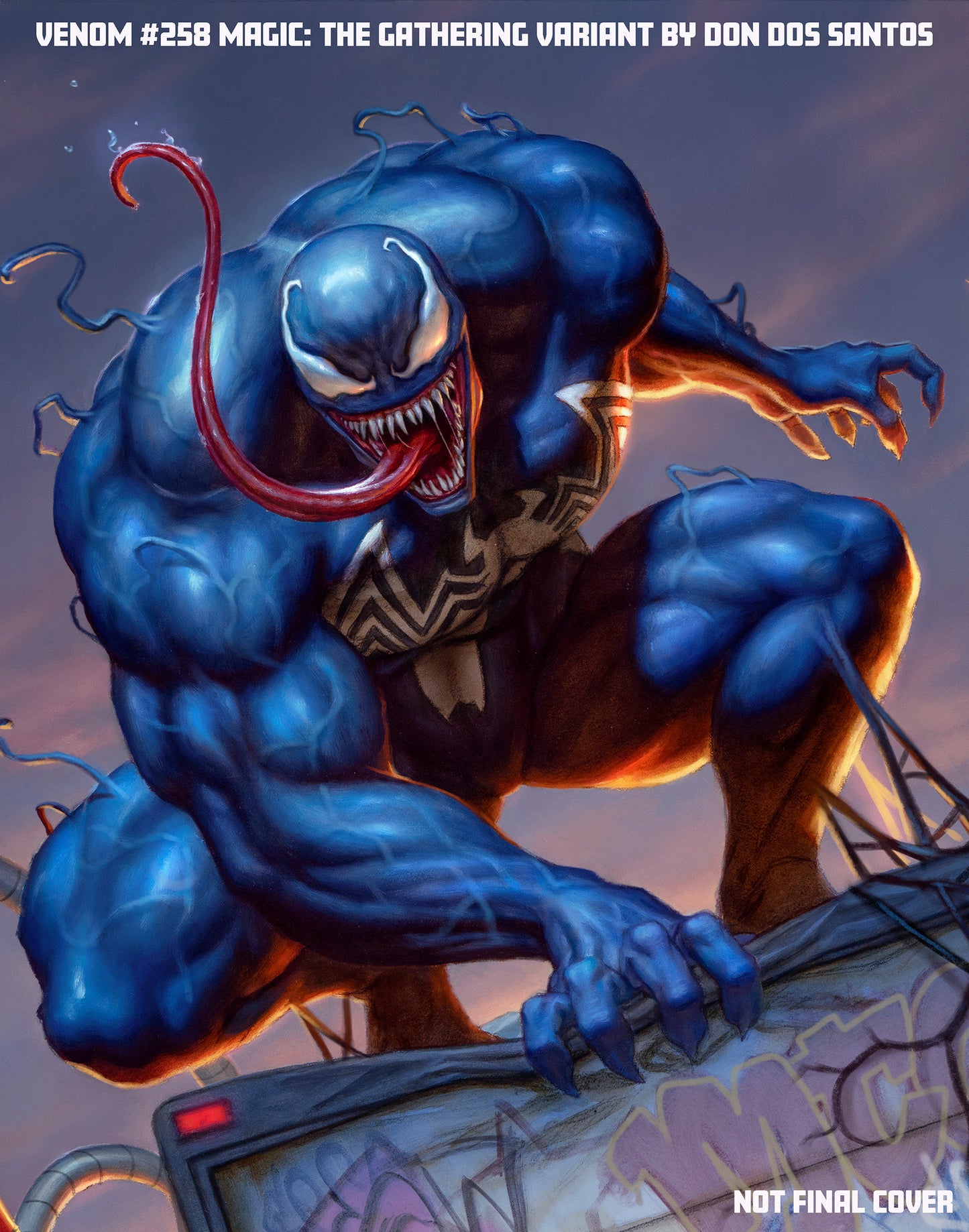 Venom #258 Dan Dos Santos Magic: The Gathering Variant