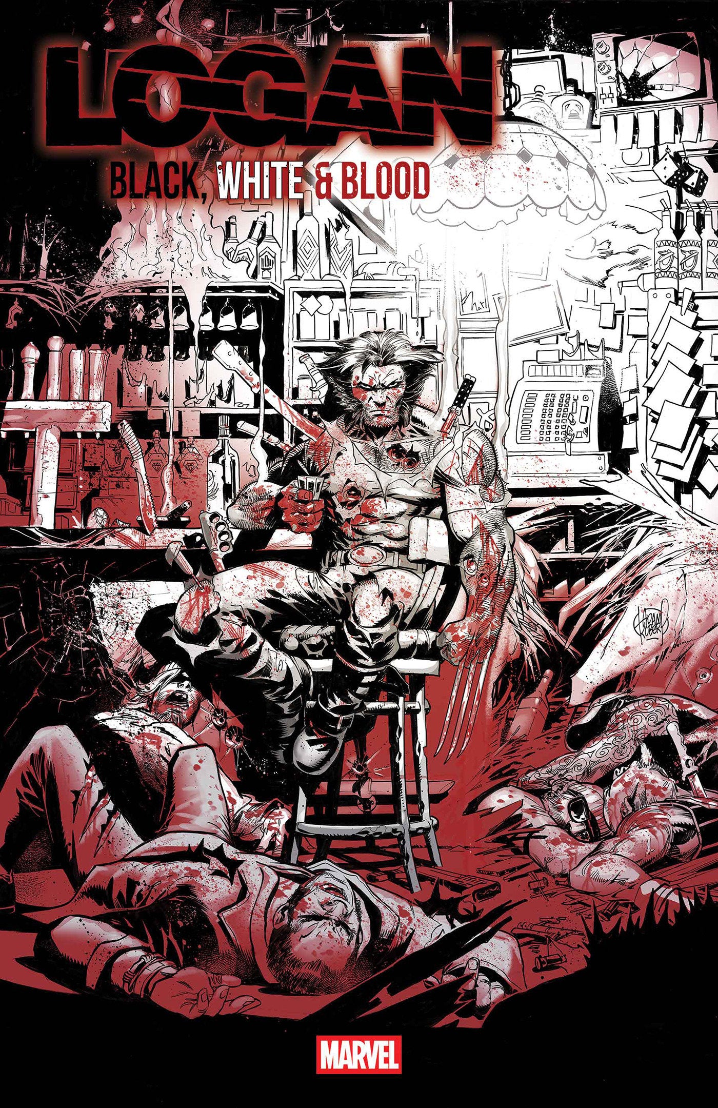 Logan: Black, White & Blood #1 Adam Kubert Variant