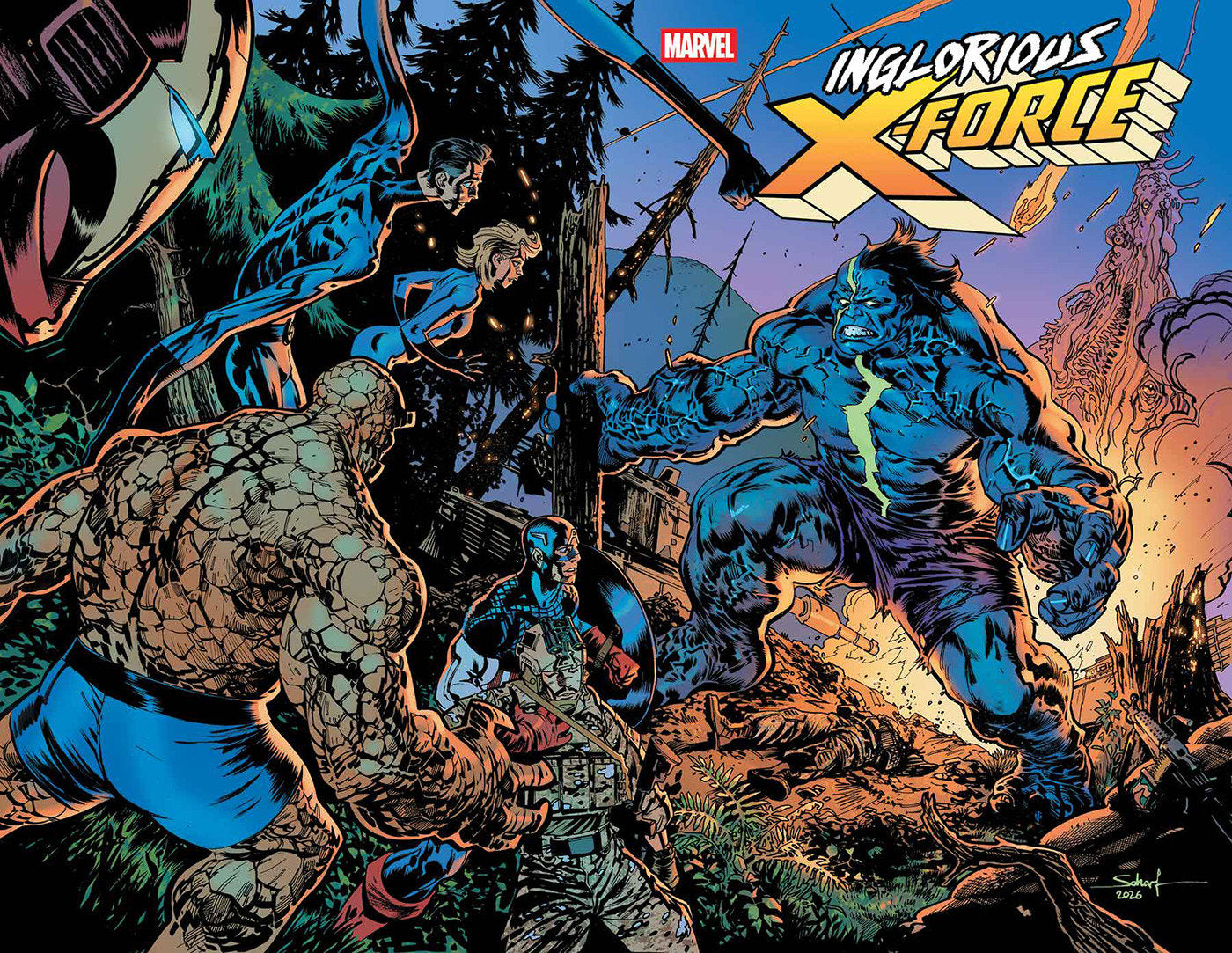 Infernal Hulk #10 Jonas Scharf Wraparound Battle Variant