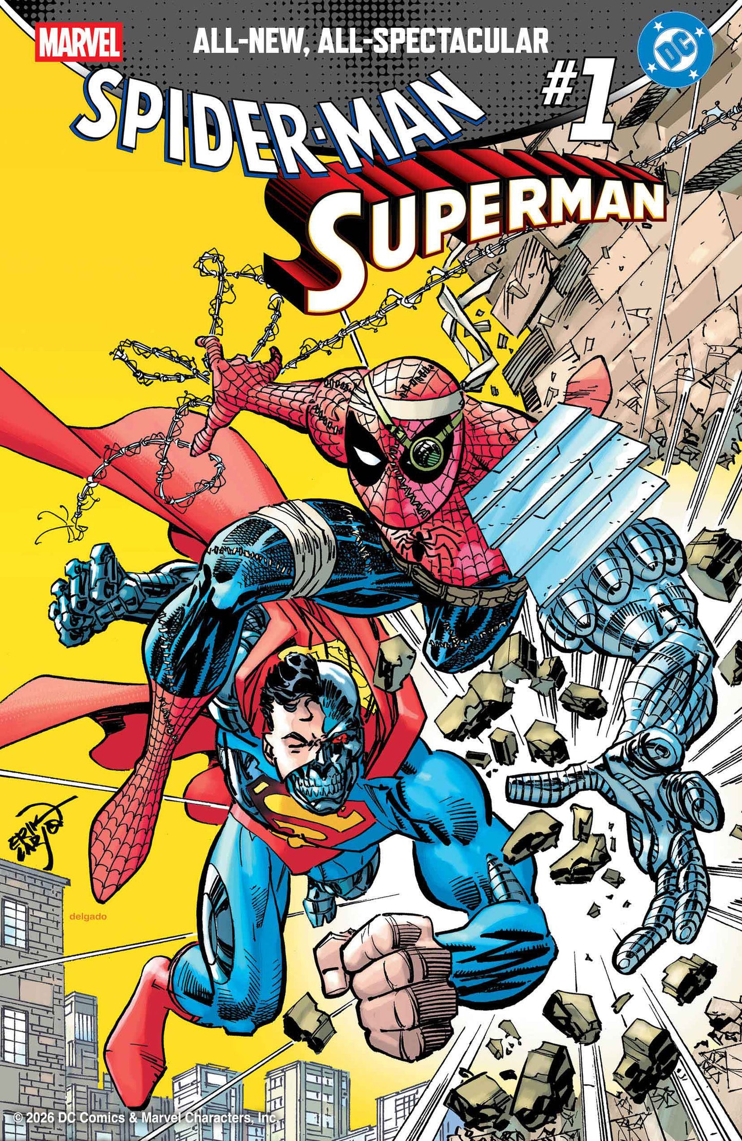 Marvel/DC: Spider-Man/Superman #1 Erik Larsen Variant