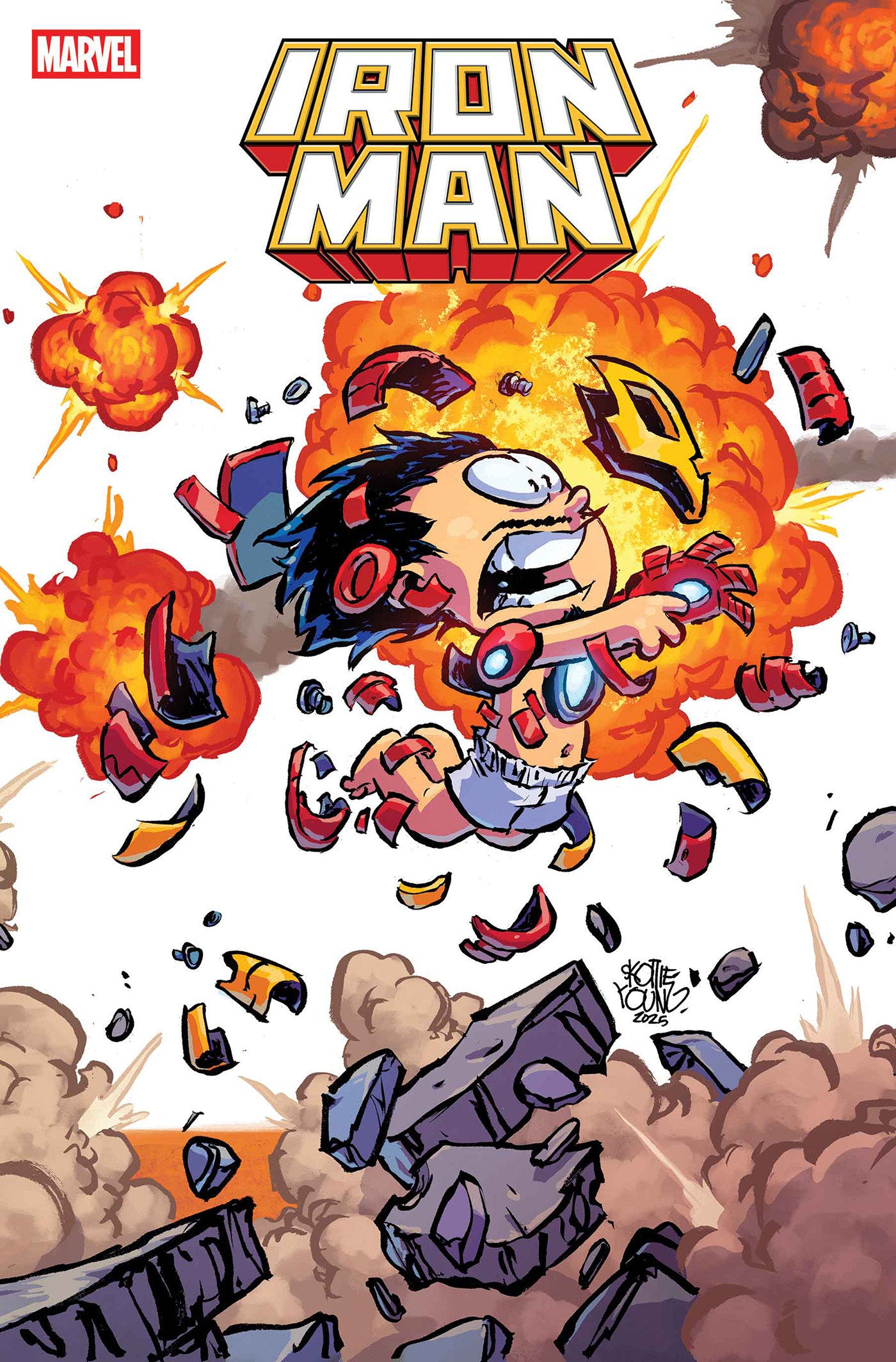 Iron Man #4 Skottie Young 4 Part Connecting Variant