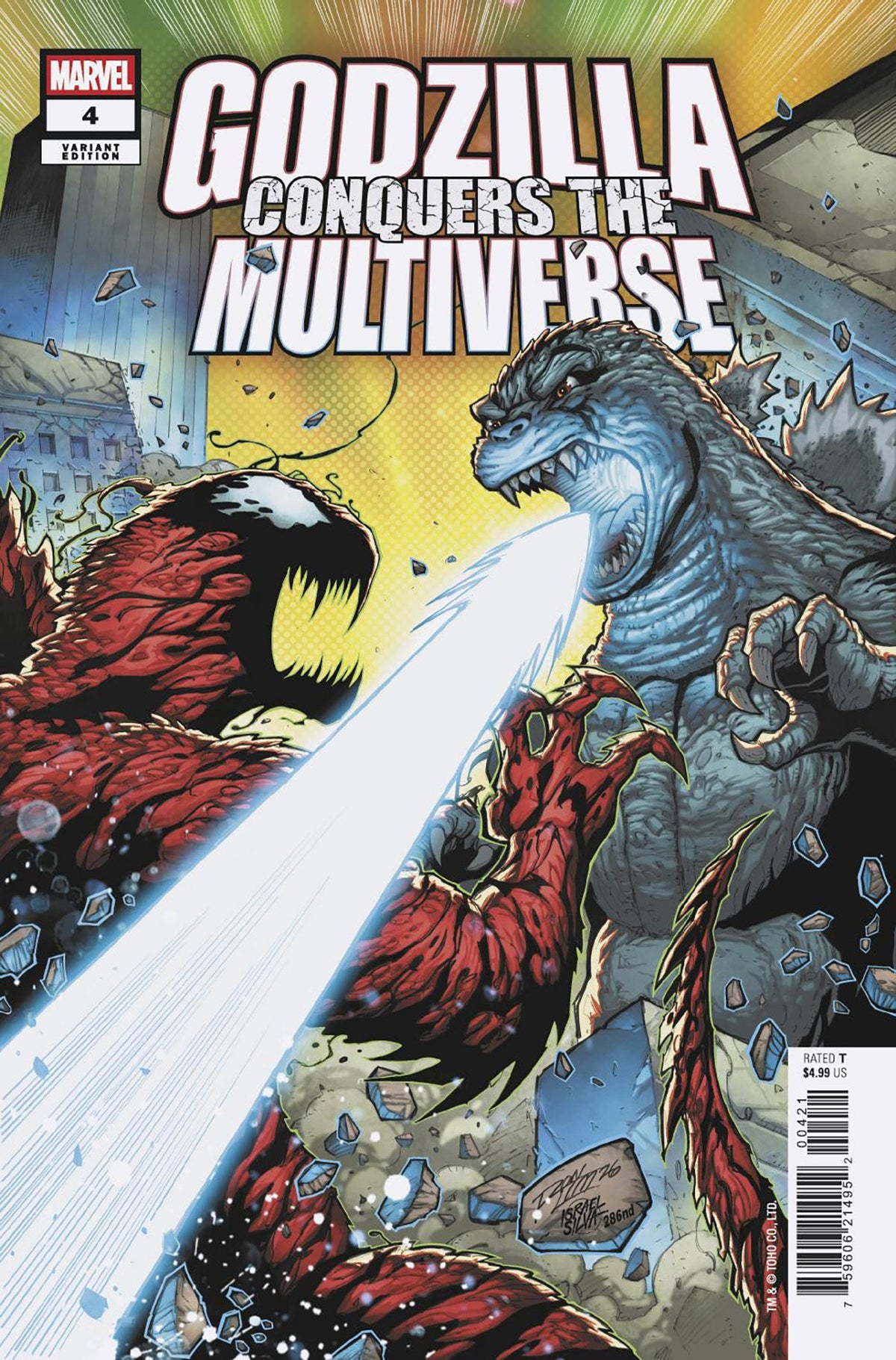 Godzilla Conquers The Multiverse #4 Ron Lim Heisei vs. Marvel Variant