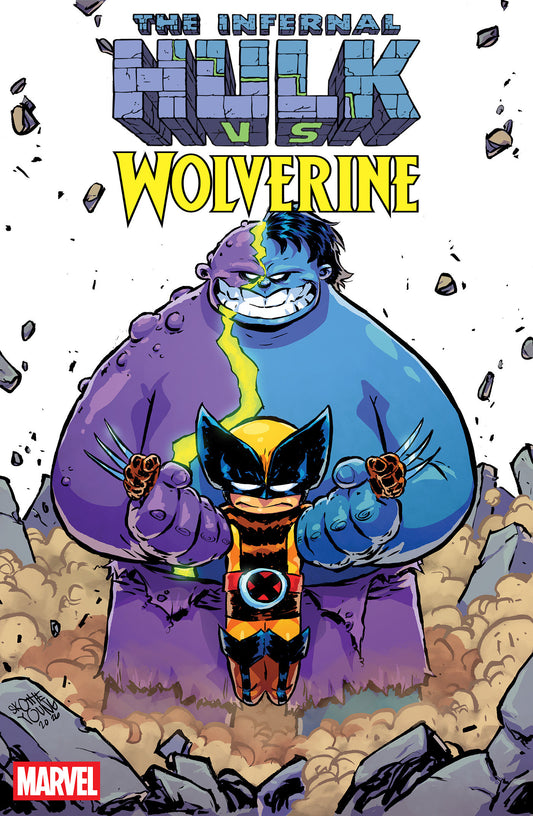 Infernal Hulk vs. Wolverine #1 Skottie Young Variant