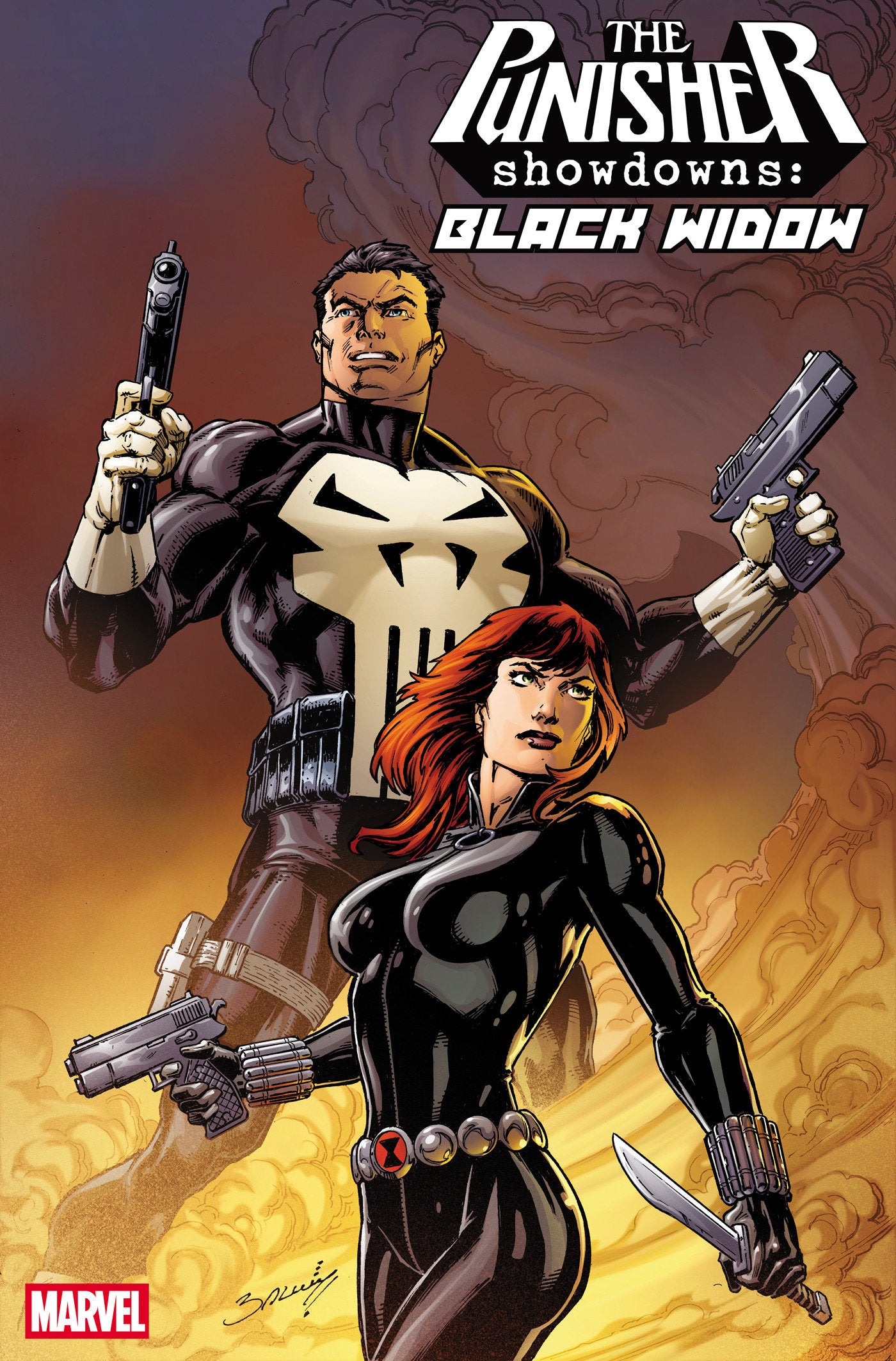 Punisher Showdowns: Black Widow #1 Mark Bagley Variant