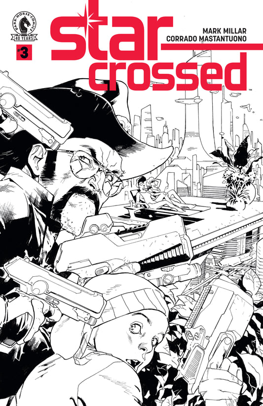 Star Crossed #3 (Cover B) (Black & White) (Stuart Immonen)