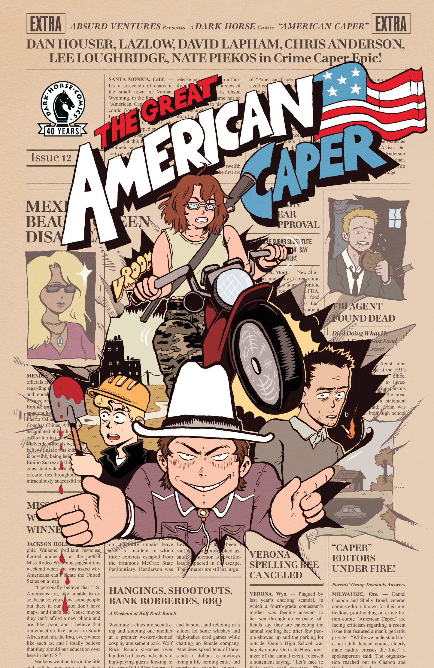 American Caper #12 (Cover C) (Caroline Cash)