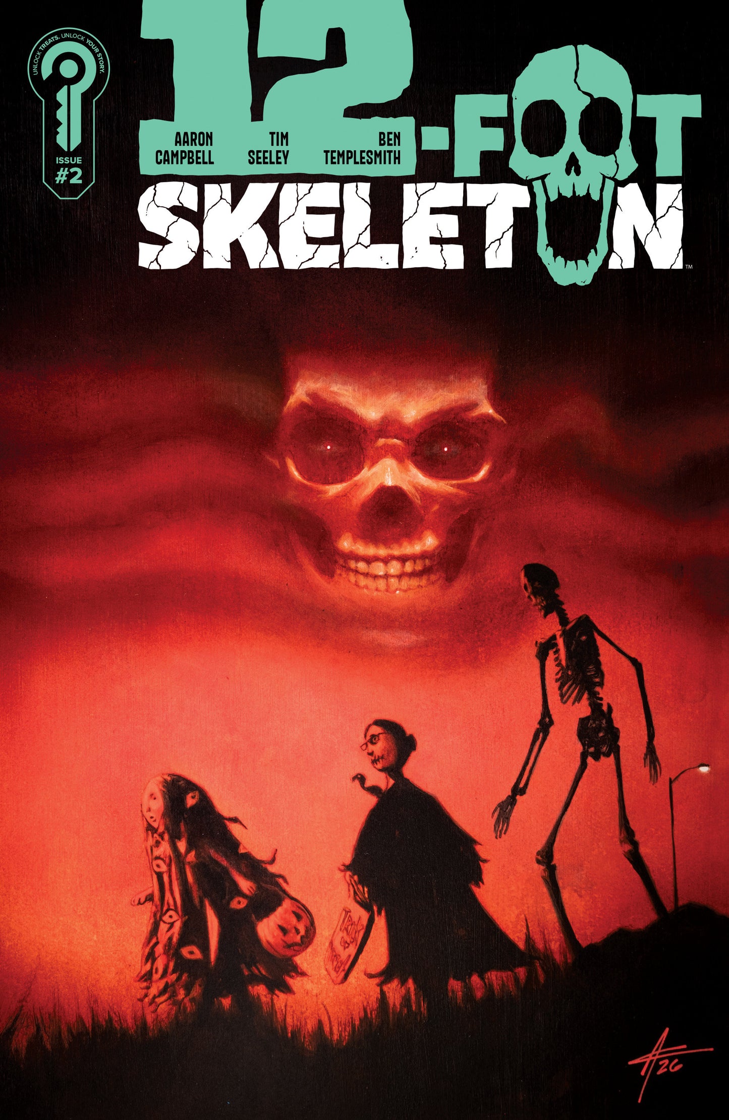 12 Foot Skeleton #2 Cover B Aaron Campbell