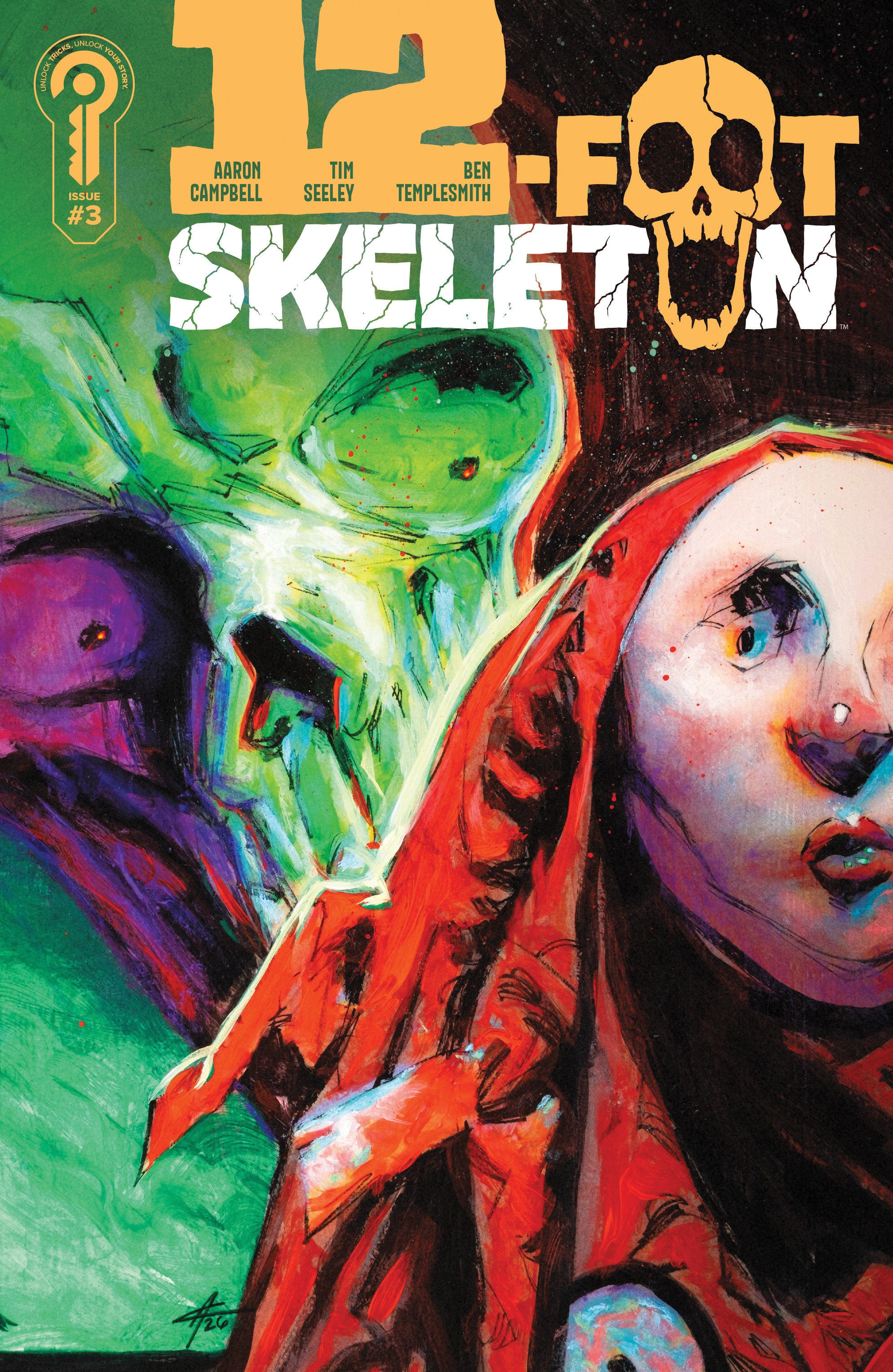 12 Foot Skeleton #3 Cover B Aaron Campbell