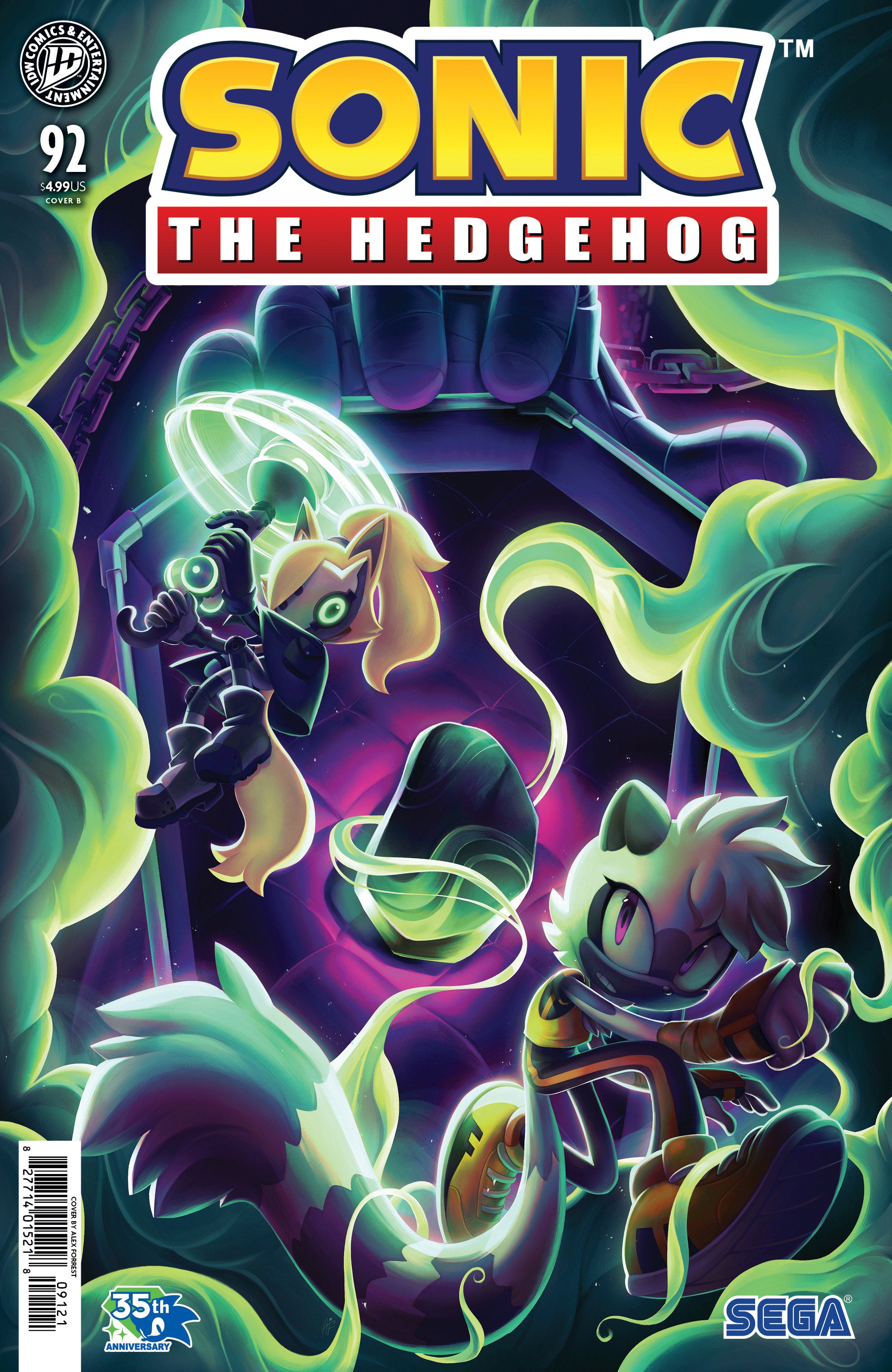 Sonic The Hedgehog #92 Variant B (Forrest)
