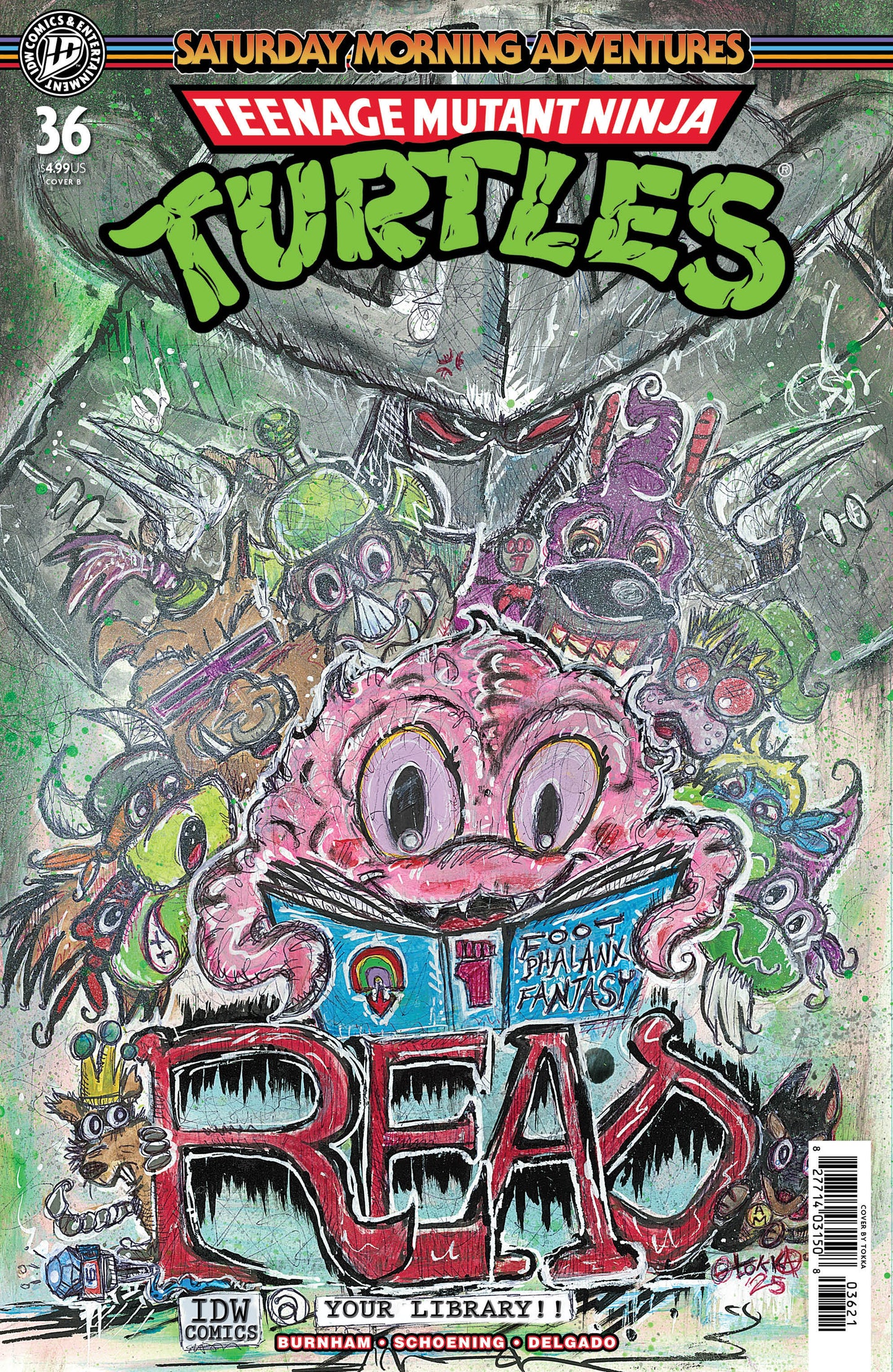Teenage Mutant Ninja Turtles: Saturday Morning Adventures #36 Variant B (T Ok Ka)