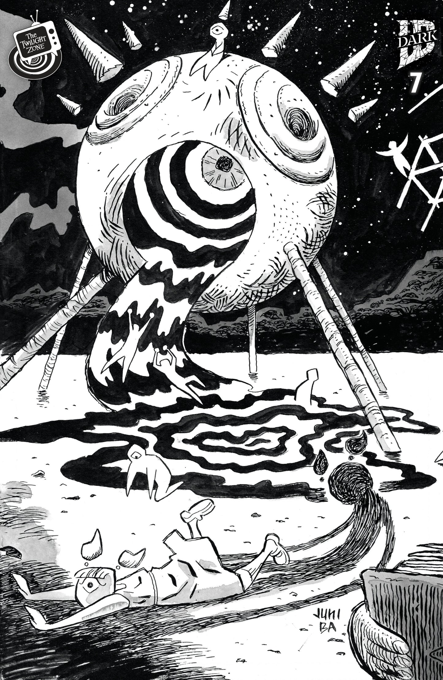 The Twilight Zone #7 Variant B (Ba Connecting Cover)
