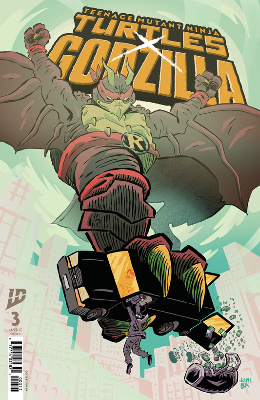 Teenage Mutant Ninja Turtles X Godzilla #3 Variant B (Ba)
